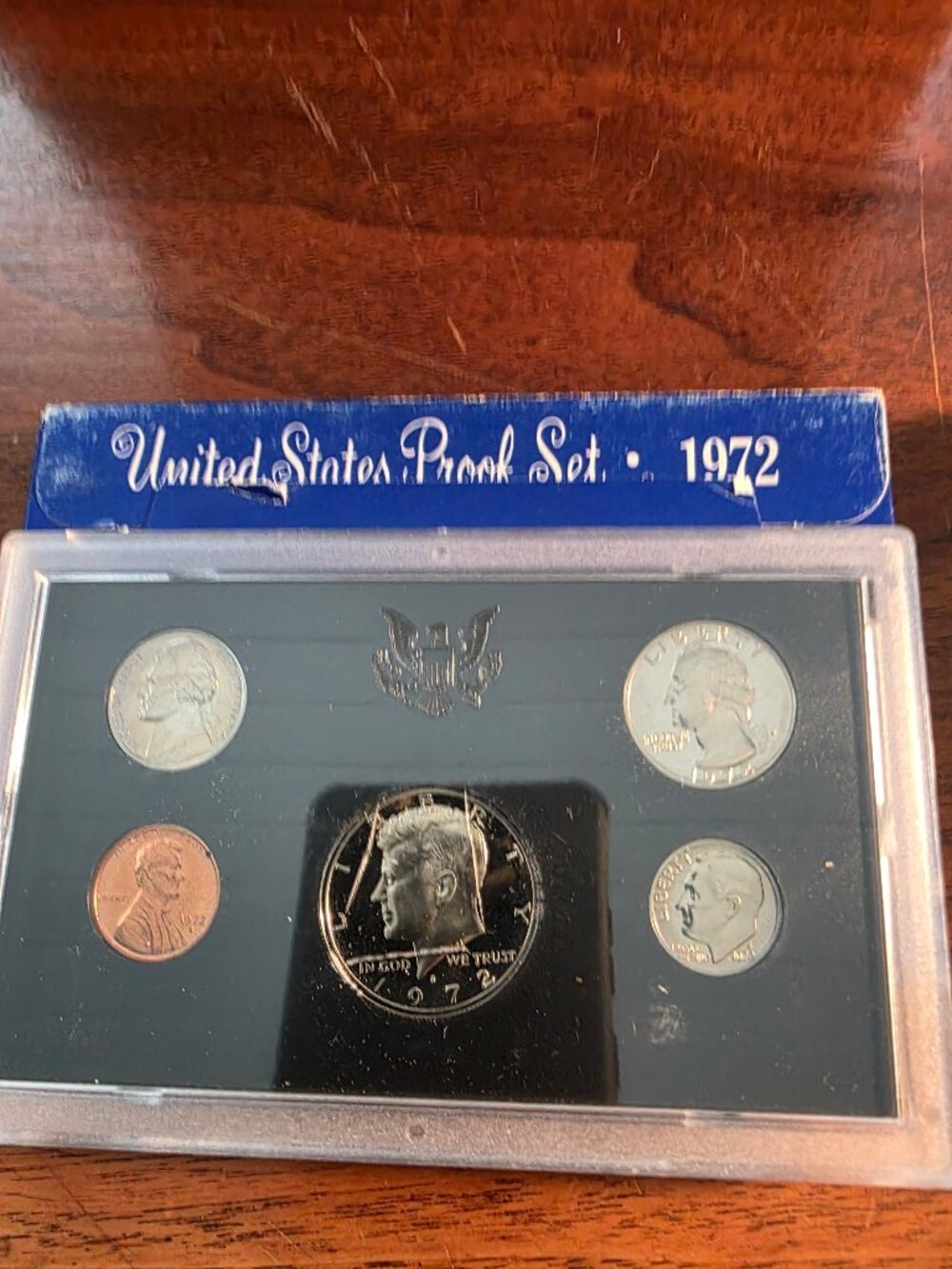 1972 S UNITED STATES PROOF SET OF COINS, NEW IN BOX